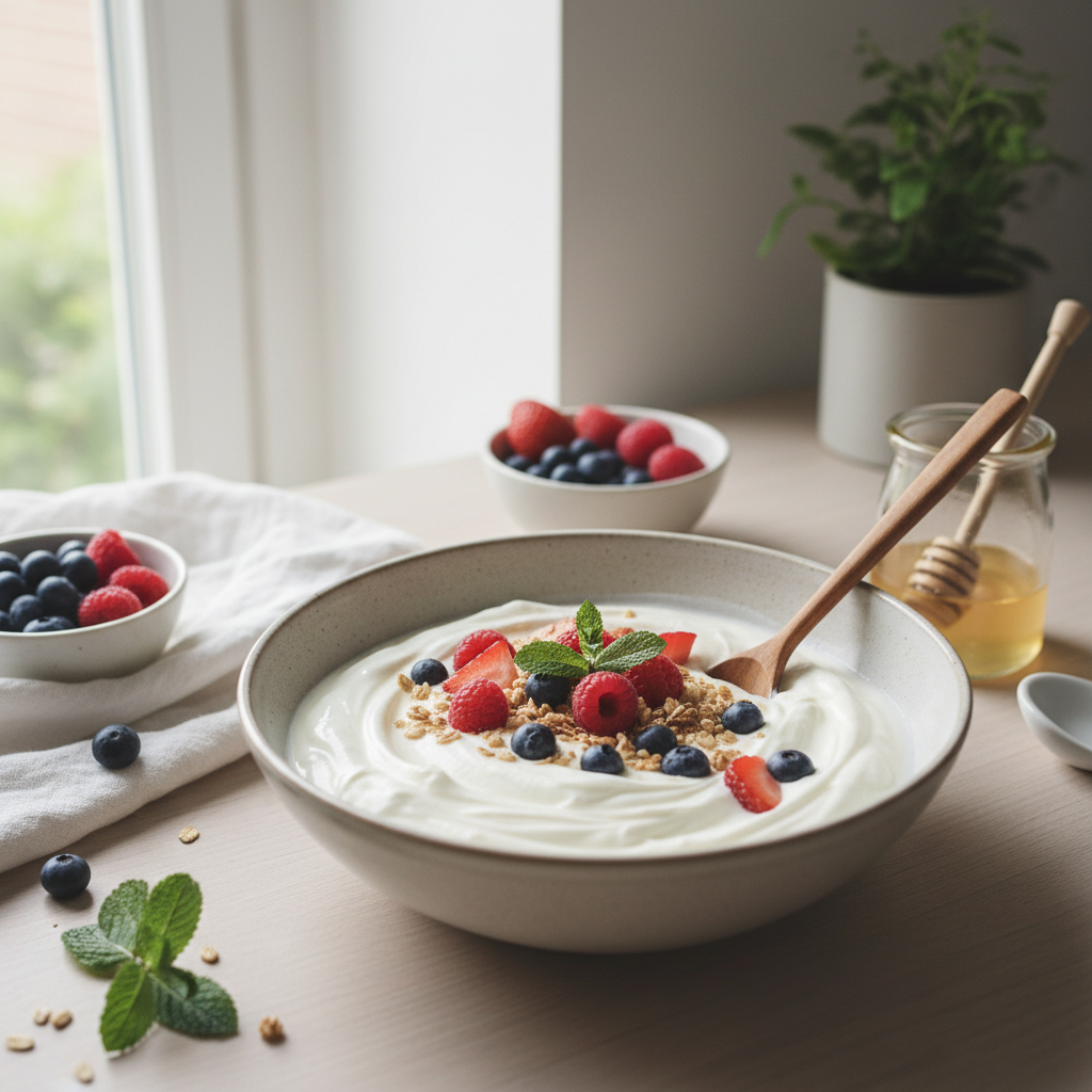 Stap voor stap: het basisrecept voor dikke yoghurt